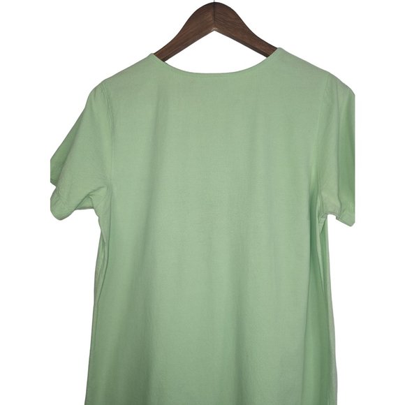 Jane Ashley 90's Y2K 100% Cotton Casual Midi Shift Dress Summer Beachy Wear sz S - Picture 5 of 10